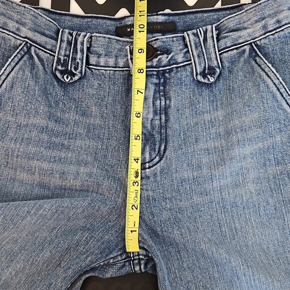 Marc Jacobs Bootcut Mid-Rise Released Hem Denim Blue Jeans | Women's 4 - Picture 11 of 15